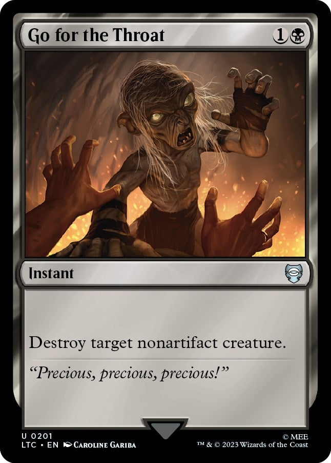 Image for Go for the Throat (201) (The Lord of the Rings: Tales of Middle-earth) - Magic: The Gathering