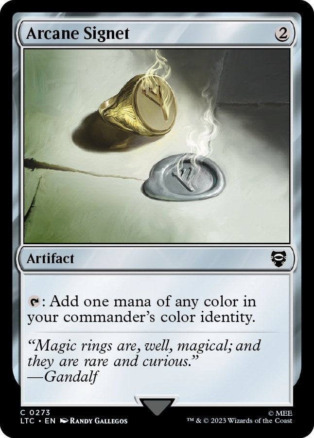 Image for Arcane Signet (273) (The Lord of the Rings: Tales of Middle-earth) - Magic: The Gathering