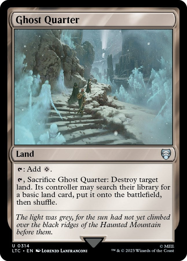 Image for Ghost Quarter (314) (The Lord of the Rings: Tales of Middle-earth) - Magic: The Gathering