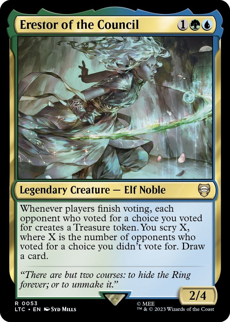 Image for Erestor of the Council (53) (The Lord of the Rings: Tales of Middle-earth) - Magic: The Gathering