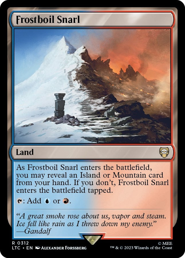 Image for Frostboil Snarl (312) (The Lord of the Rings: Tales of Middle-earth) - Magic: The Gathering