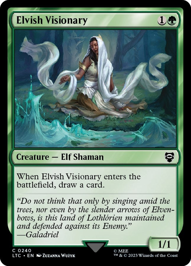 Image for Elvish Visionary (240) (The Lord of the Rings: Tales of Middle-earth) - Magic: The Gathering