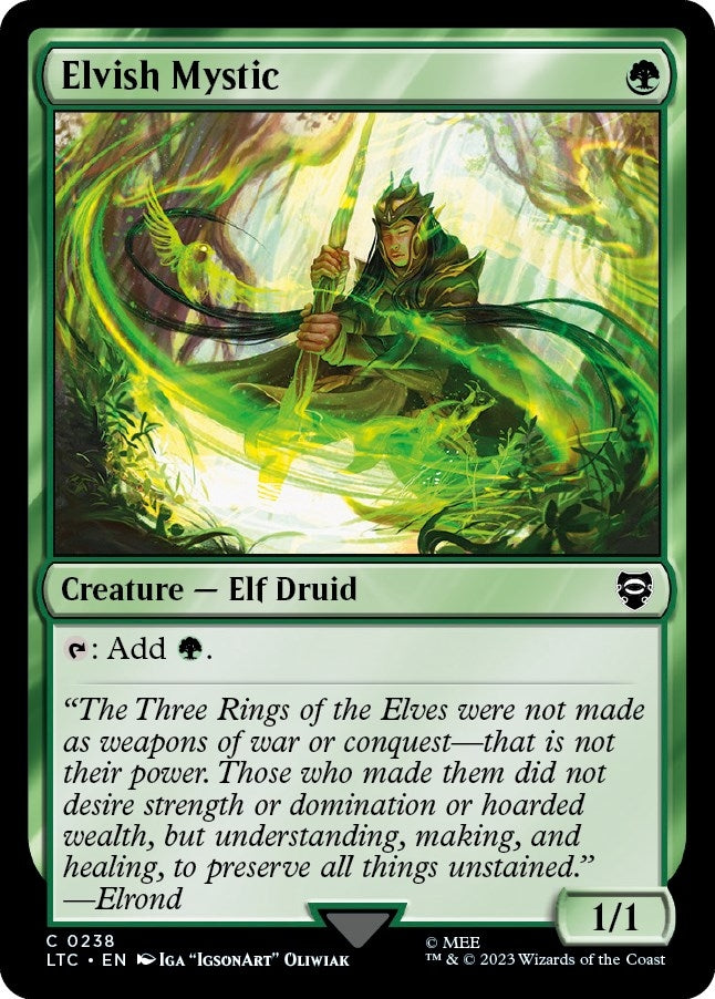 Image for Elvish Mystic (238) (The Lord of the Rings: Tales of Middle-earth) - Magic: The Gathering