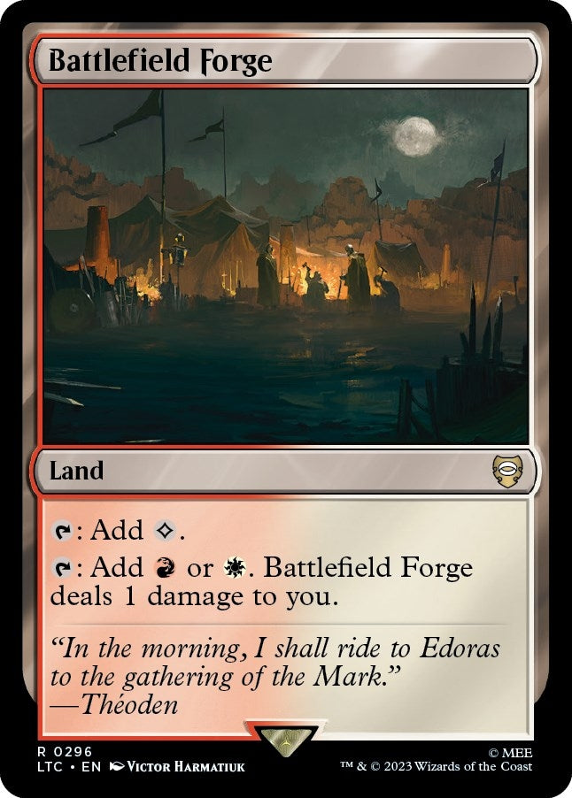 Image for Battlefield Forge (296) (The Lord of the Rings: Tales of Middle-earth) - Magic: The Gathering