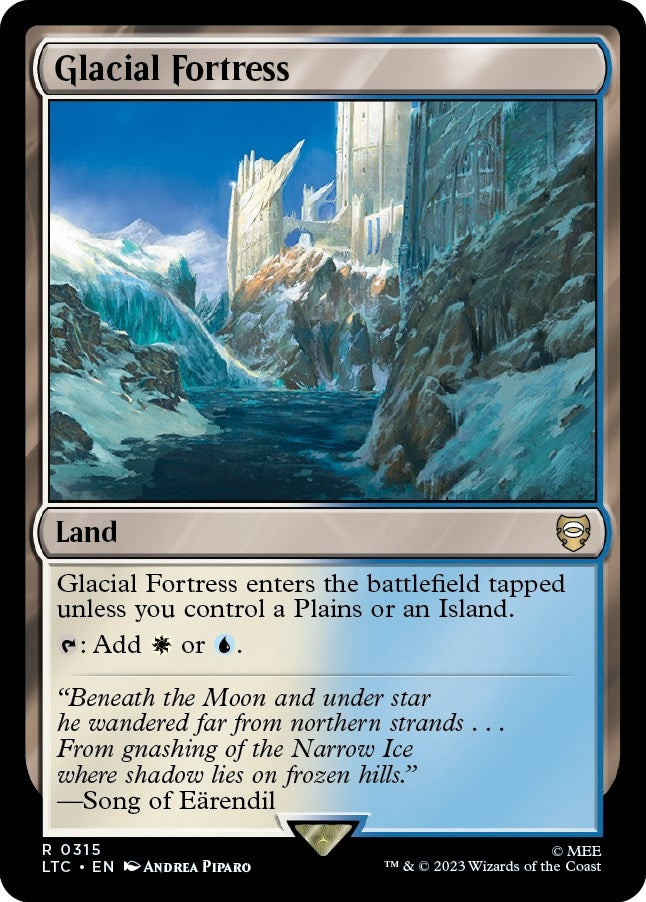 Image for Glacial Fortress (315) (The Lord of the Rings: Tales of Middle-earth) - Magic: The Gathering