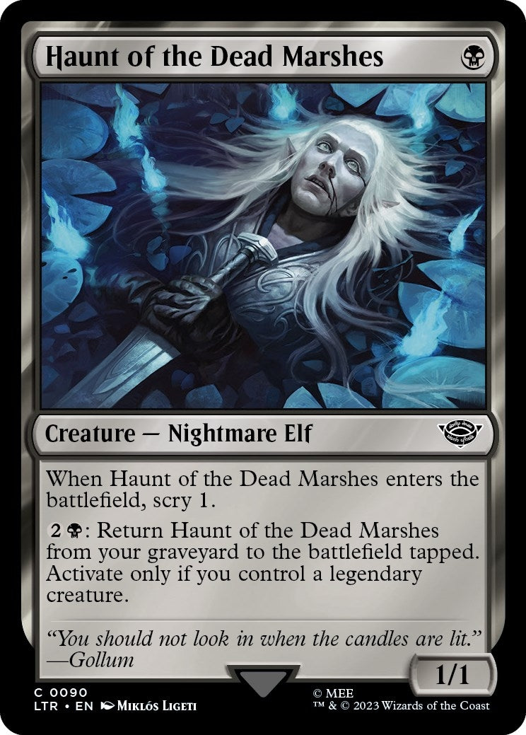 Image for Haunt of the Dead Marshes (90) (Universes Beyond: The Lord of the Rings: Tales of Middle-earth) - Magic: The Gathering