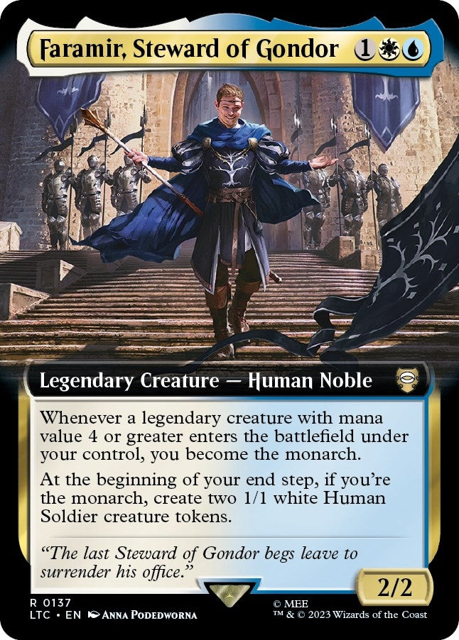 Image for Faramir, Steward of Gondor (Extended Art) (137) (The Lord of the Rings: Tales of Middle-earth) - Magic: The Gathering