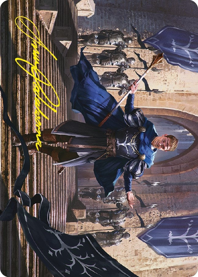 Image for Faramir, Steward of Gondor Art Card (Gold-Stamped Signature) (62) (Universes Beyond: The Lord of the Rings: Tales of Middle-earth) - Magic: The Gathering
