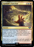 Image for Gandalf's Sanction (208) (Universes Beyond: The Lord of the Rings: Tales of Middle-earth) - Magic: The Gathering
