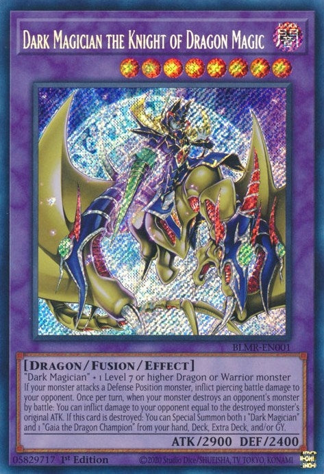 Image for Dark Magician the Knight of Dragon Magic (BLMR-EN001) (BLMR) - YuGiOh