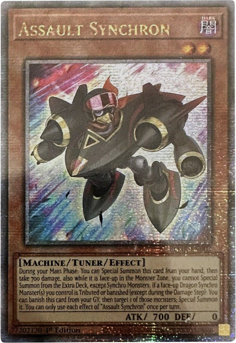Assault Synchron (Quarter Century Secret Rare) (BLMR-EN003) (BLMR)