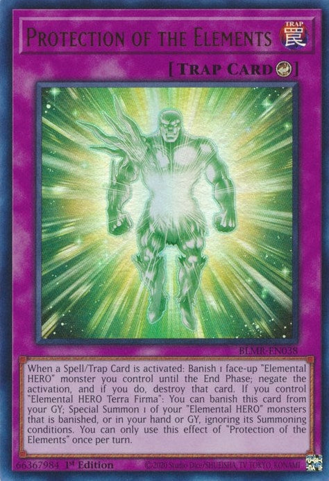 Image for Protection of the Elements (BLMR-EN038) (BLMR) - YuGiOh
