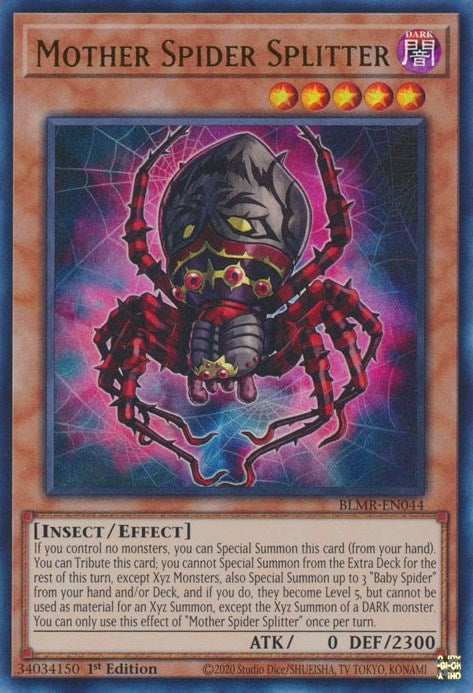 Image for Mother Spider Splitter (BLMR-EN044) (BLMR) - YuGiOh