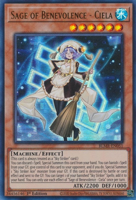 Image for Sage of Benevolence - Ciela (BLMR-EN051) (BLMR) - YuGiOh