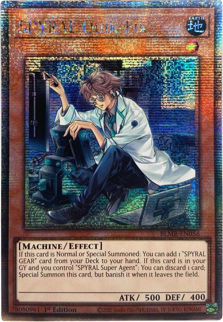Image for SPYRAL Quik-Fix (Quarter Century Secret Rare) (BLMR-EN056) (BLMR) - YuGiOh