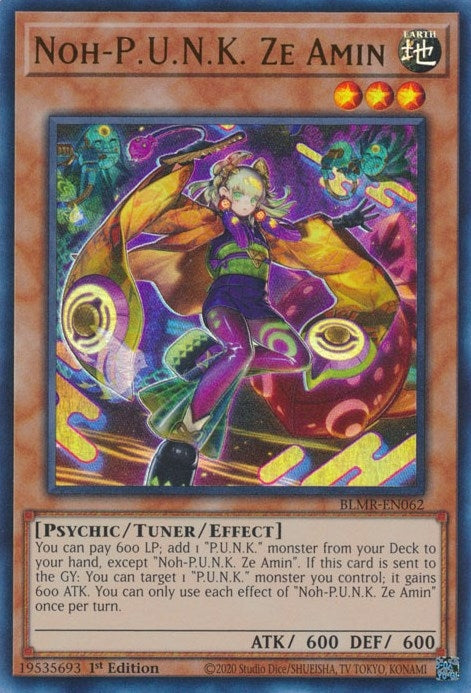Image for Noh-P.U.N.K. Ze Amin (BLMR-EN062) (BLMR) - YuGiOh