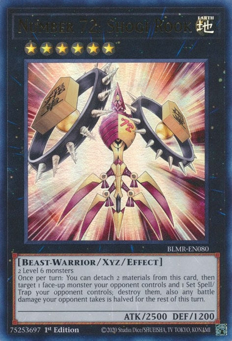 Image for Number 72: Shogi Rook (BLMR-EN080) (BLMR) - YuGiOh