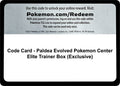 Image for Code Card - Paldea Evolved Pokemon Center Elite Trainer Box (Exclusive) (PAL) - Pokemon