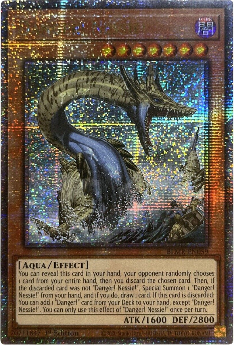 Image for Danger! Nessie! (Quarter Century Secret Rare) (BLMR-EN059) (BLMR) - YuGiOh