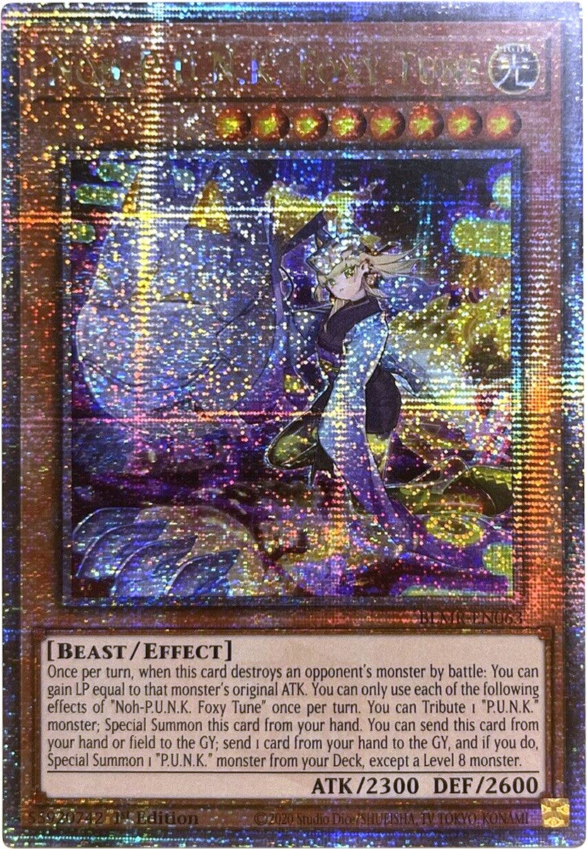 Image for Noh-P.U.N.K. Foxy Tune (Quarter Century Secret Rare) (BLMR-EN063) (BLMR) - YuGiOh