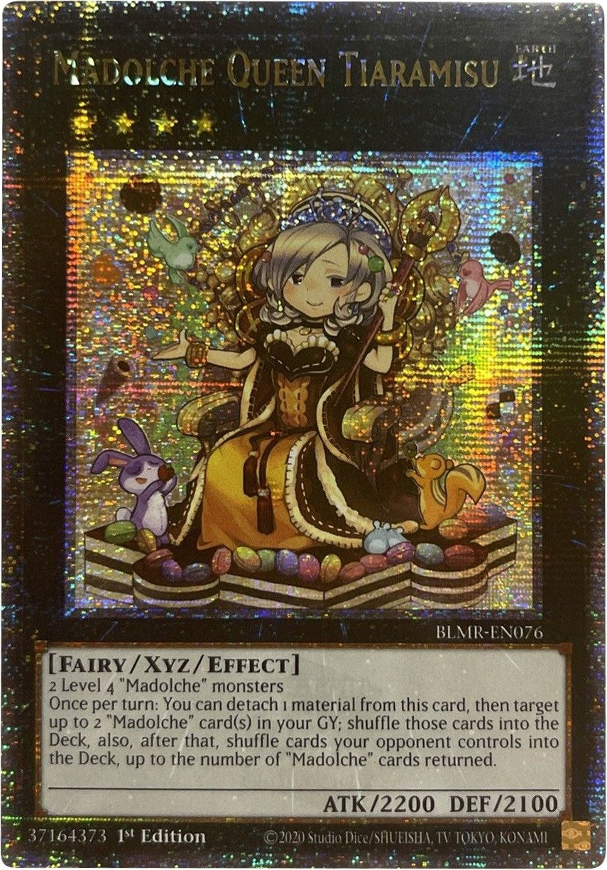 Image for Madolche Queen Tiaramisu (Quarter Century Secret Rare) (BLMR-EN076) (BLMR) - YuGiOh