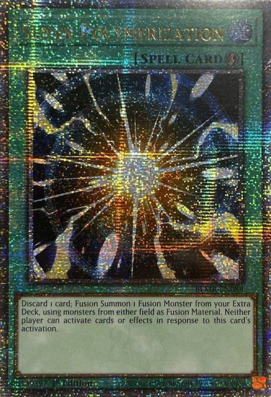 Image for Super Polymerization (Quarter Century Secret Rare) (BLMR-EN089) (BLMR) - YuGiOh