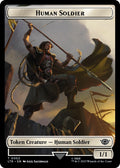 Image for Human Soldier (0002) // Food (0009) Double-Sided Token (2 // 9) (Universes Beyond: The Lord of the Rings: Tales of Middle-earth) - Magic: The Gathering
