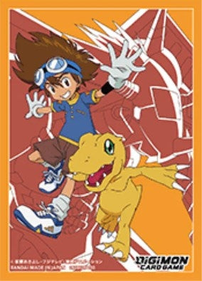 Image for Digimon Card Game Official Sleeves - Digimon Tai Kamiya & Agumon Card Sleeves 2023 (60-Pack) - Card Sleeves