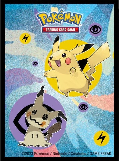 Image for Pikachu & Mimikyu Standard Deck Protector Sleeves for Pokemon (65-Pack) - Card Sleeves