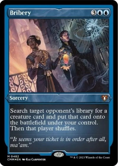 Image for Bribery (Foil Etched) (482) (Commander Masters) - Magic: The Gathering