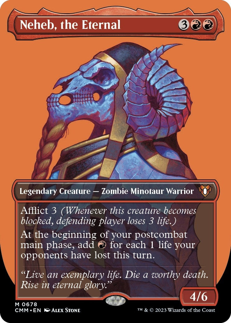 Image for Neheb, the Eternal (Borderless) (678) (Commander Masters) - Magic: The Gathering