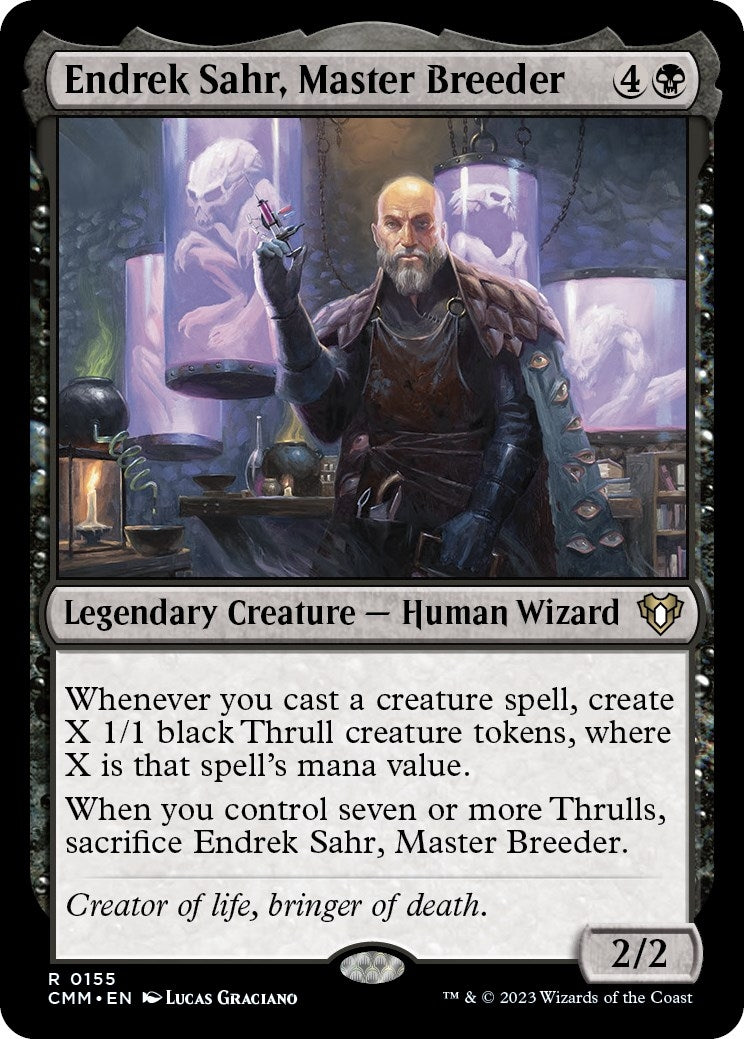 Image for Endrek Sahr, Master Breeder (155) (Commander Masters) - Magic: The Gathering