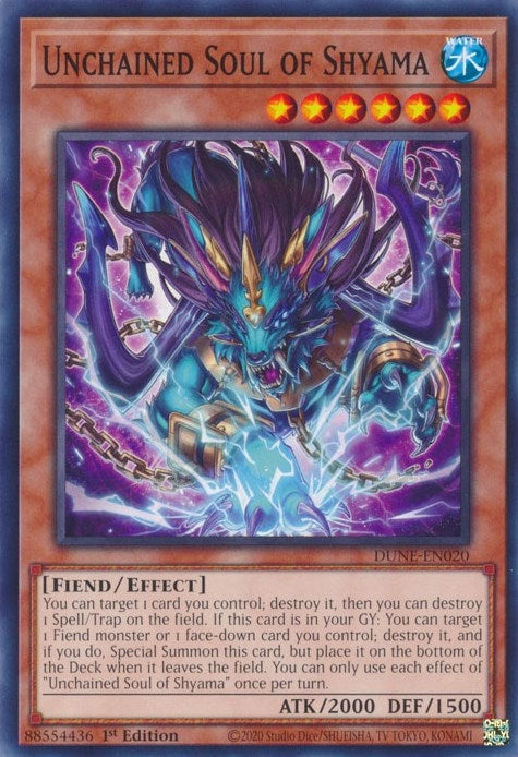 Image for Unchained Soul of Shyama (DUNE-EN020) (DUNE) - YuGiOh