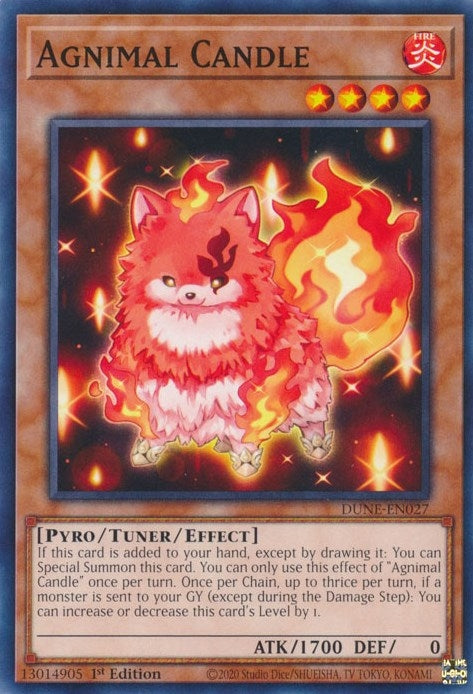 Image for Agnimal Candle (DUNE-EN027) (DUNE) - YuGiOh