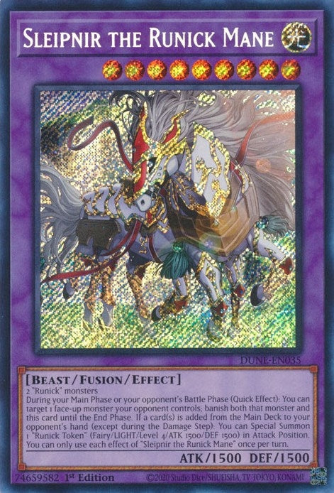 Image for Sleipnir the Runick Mane (DUNE-EN035) (DUNE) - YuGiOh