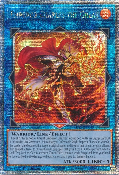 Image for Emperor Charles the Great (Quarter Century Secret Rare) (DUNE-EN048) (DUNE) - YuGiOh