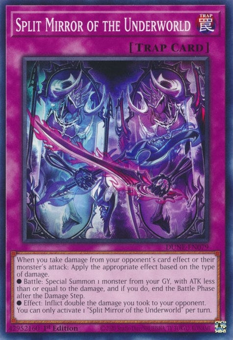 Image for Split Mirror of the Underworld (DUNE-EN079) (DUNE) - YuGiOh