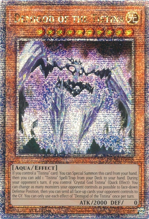 Image for Demigod of the Tistina (Quarter Century Secret Rare) (DUNE-EN088) (DUNE) - YuGiOh