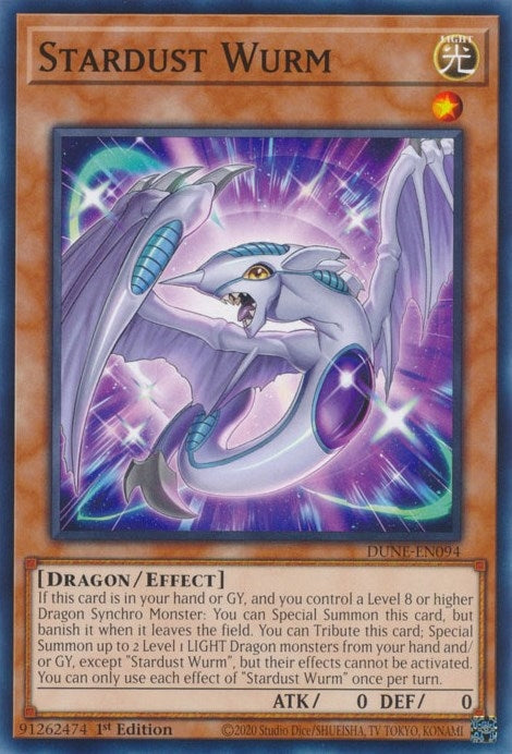 Image for Stardust Wurm (DUNE-EN094) (DUNE) - YuGiOh