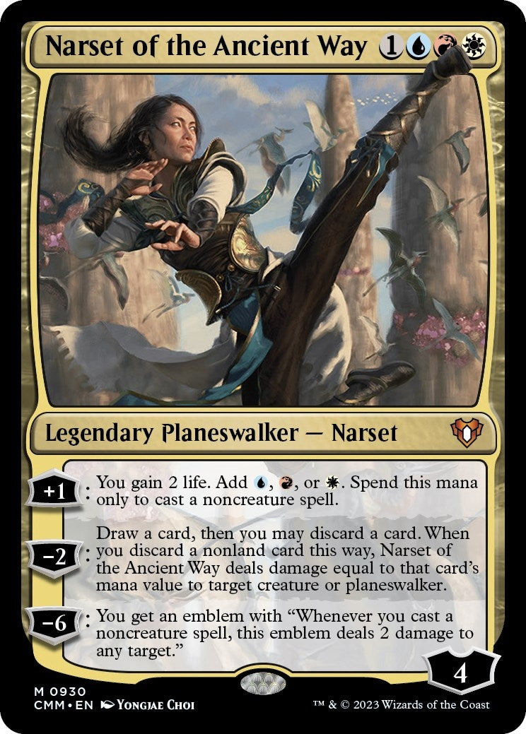 Image for Narset of the Ancient Way (930) (Commander Masters) - Magic: The Gathering