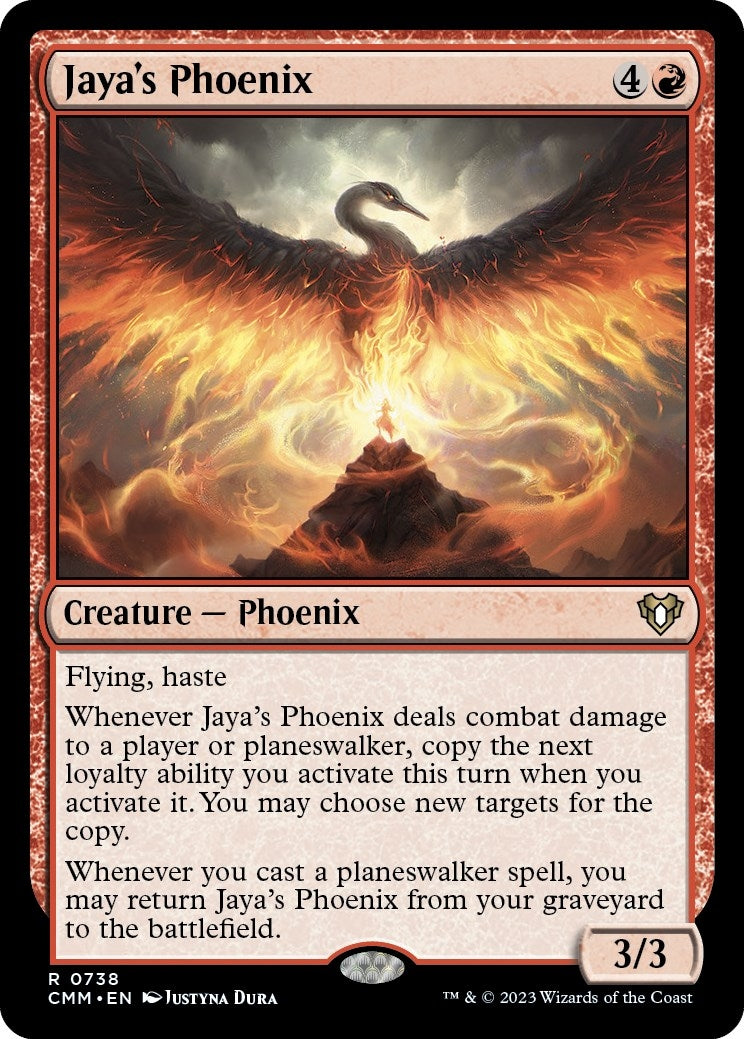 Image for Jaya's Phoenix (738) (Commander Masters) - Magic: The Gathering