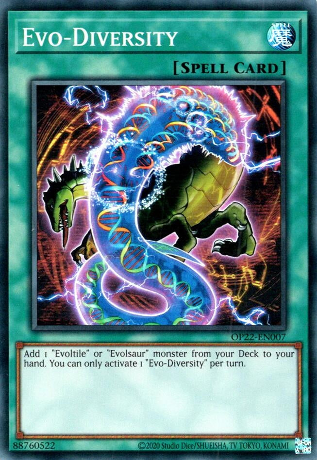 Image for Evo-Diversity (OP22-EN007) (OP22) - YuGiOh