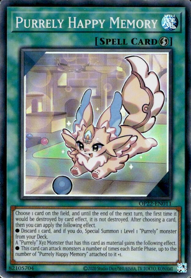 Image for Purrely Happy Memory (OP22-EN011) (OP22) - YuGiOh
