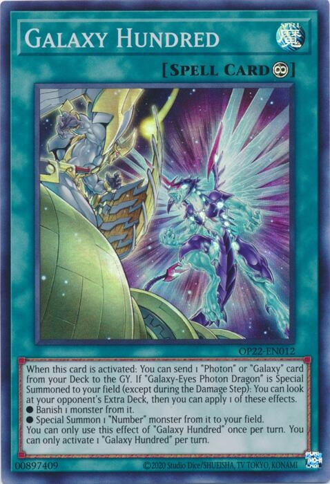 Image for Galaxy Hundred (OP22-EN012) (OP22) - YuGiOh