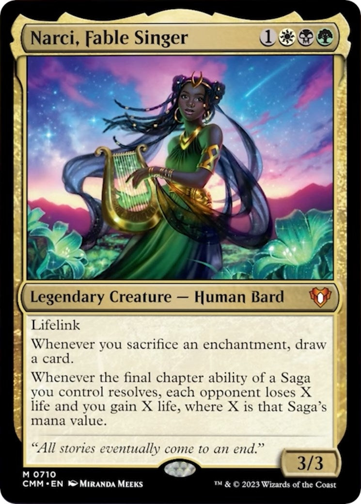 Image for Narci, Fable Singer (710) (Commander Masters) - Magic: The Gathering