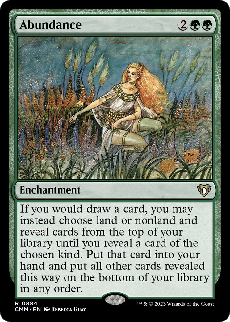 Image for Abundance (884) (Commander Masters) - Magic: The Gathering