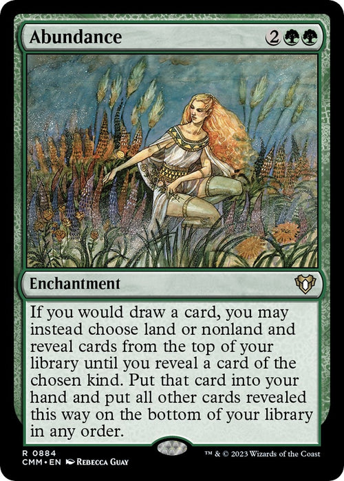 Image for Abundance (884) (Commander Masters) - Magic: The Gathering