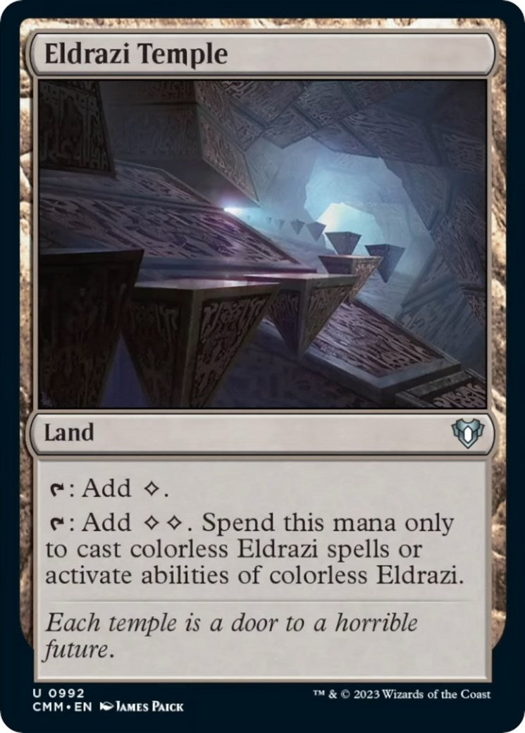 Image for Eldrazi Temple (992) (Commander Masters) - Magic: The Gathering