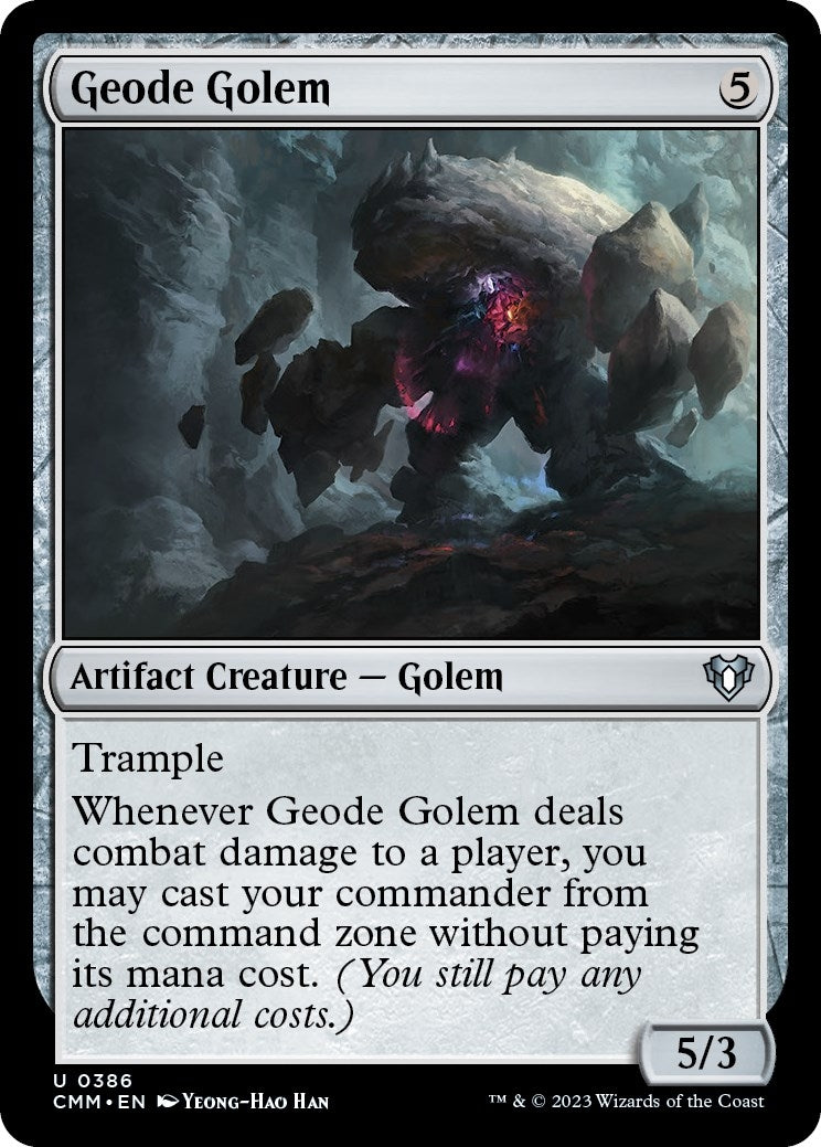 Image for Geode Golem (386) (Commander Masters) - Magic: The Gathering