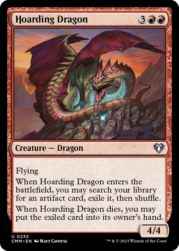 Image for Hoarding Dragon (233) (Commander Masters) - Magic: The Gathering